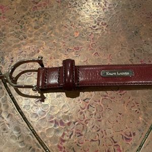 Ralph Lauren Leather Belt Small